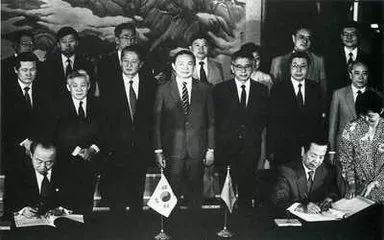 1992年8月24日 中国与韩国正式建交